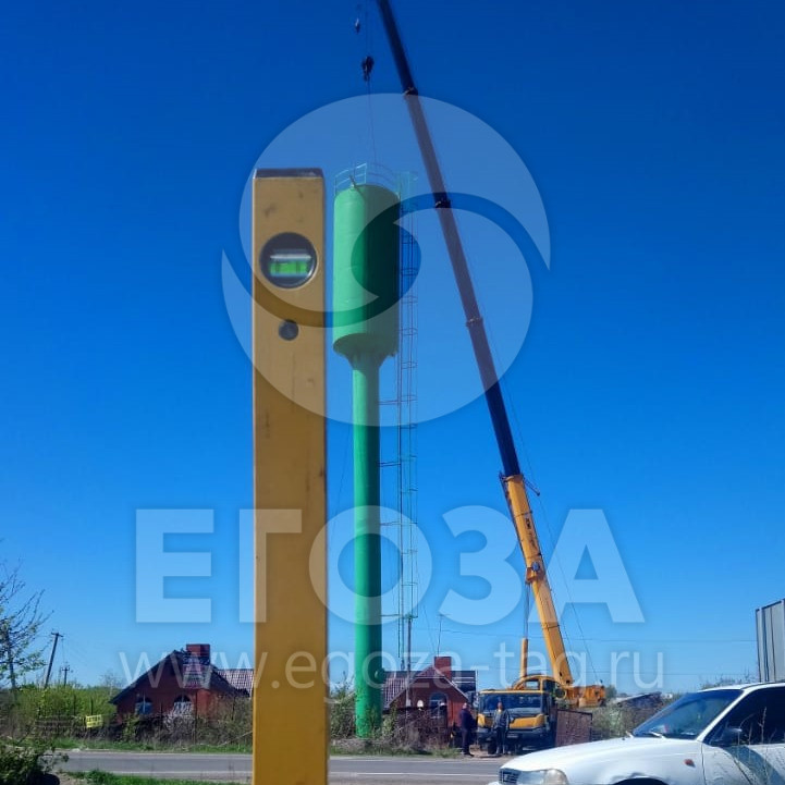 Установка водонапорной башня Рожновского