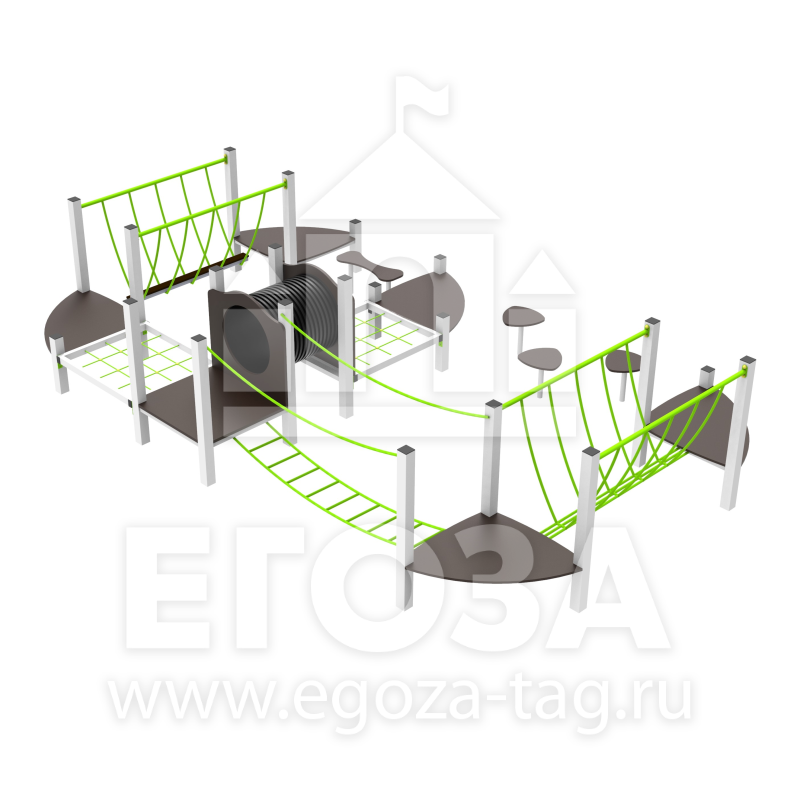 Полоса препятствий "Змейка" 0463