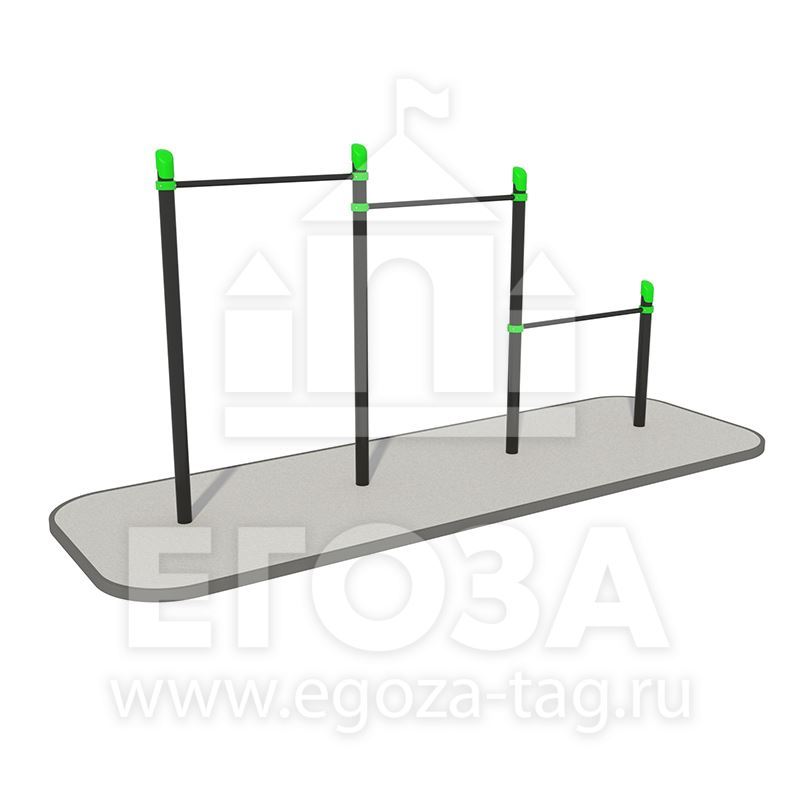 Турник тройной 0504