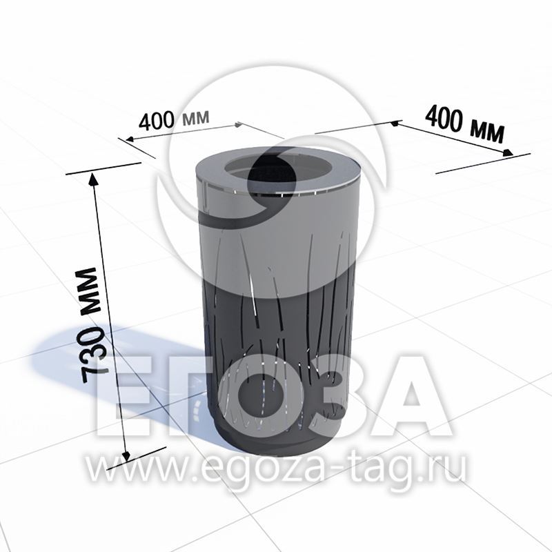 Урна круглая «Урбан» 5232
