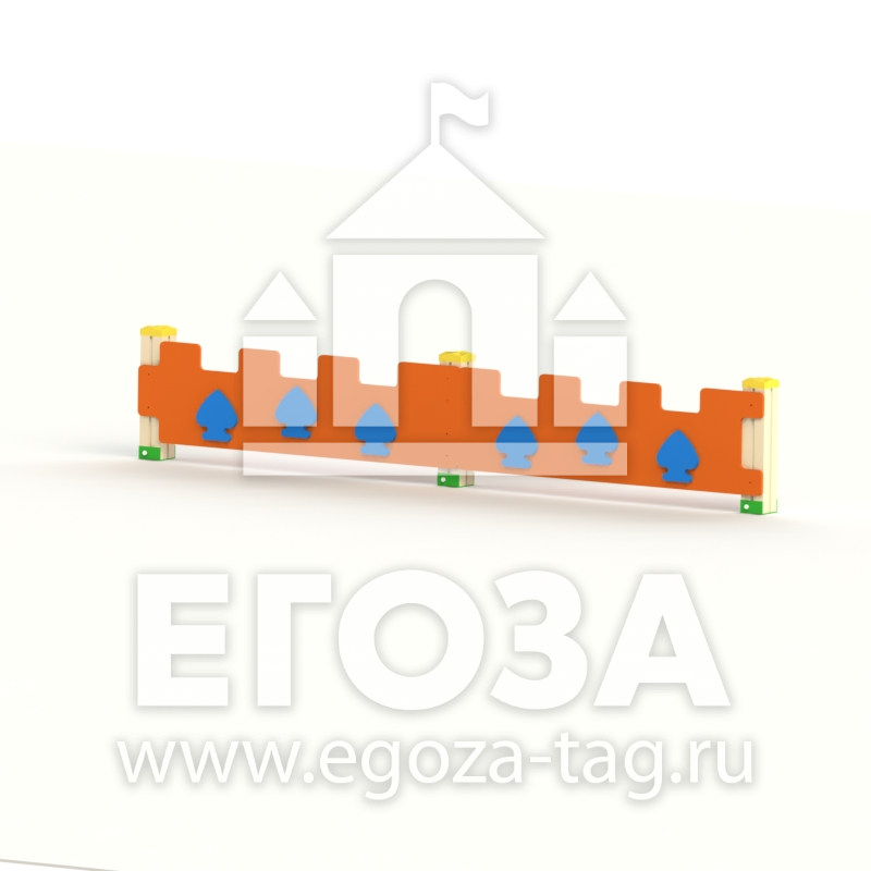 Ограждение для МАФ "Замок" 1606