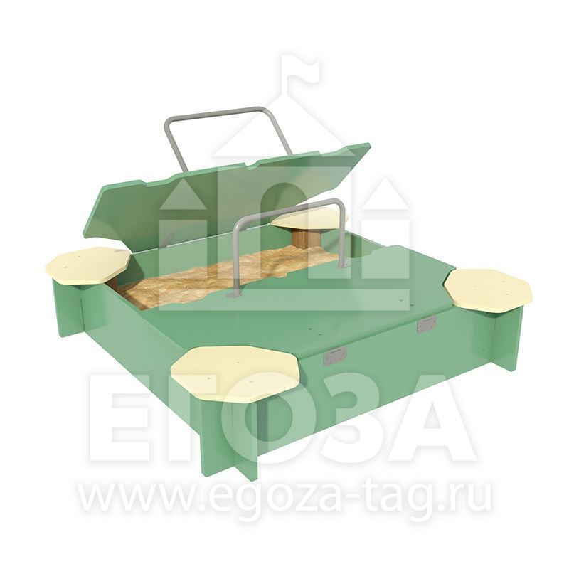 Песочница с крышкой «Классик» 1321