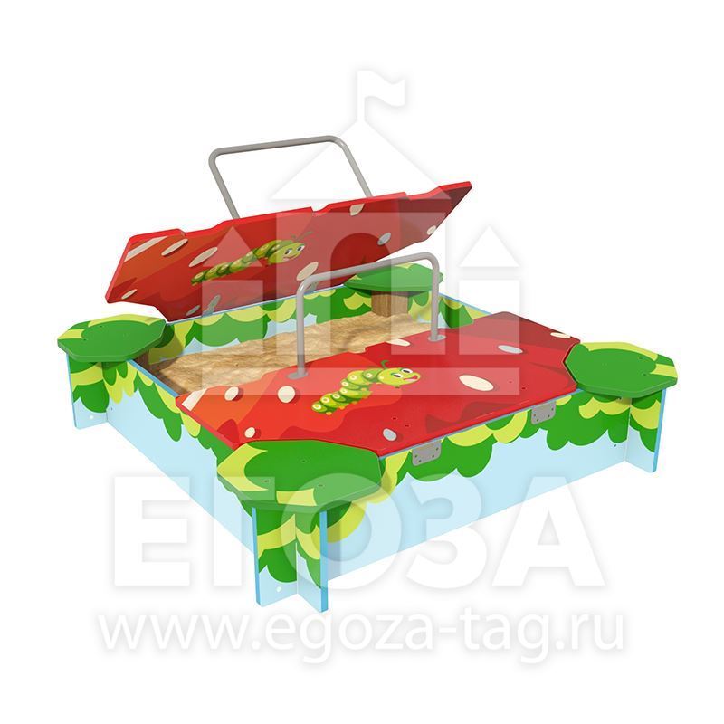 Песочница с крышкой «Сказка» 1321