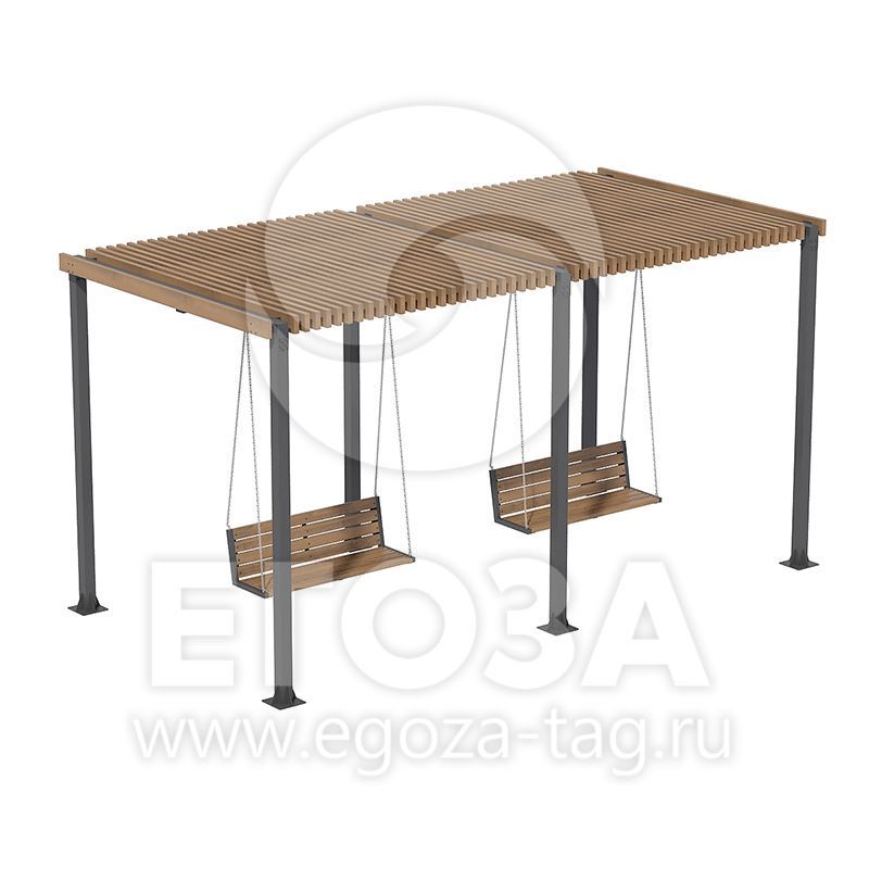 Пергола «Качели двойные» 6407