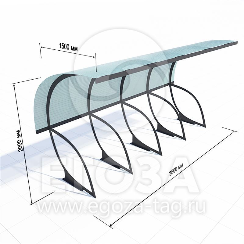 Велопарковка "Комбинированная" 6208