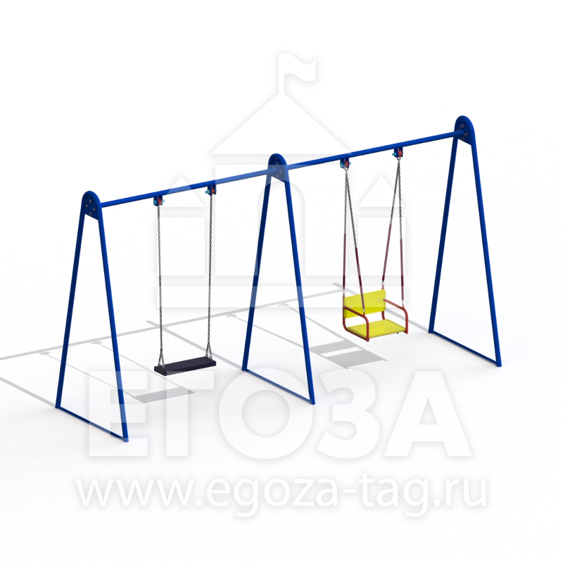 Качели комбинированные "Двойные" 1005